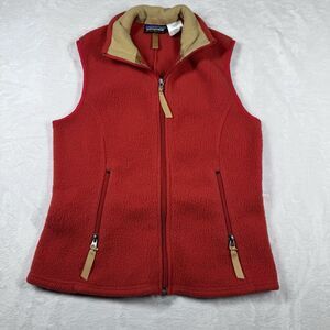 Patagonia Synchilla‎ Vest Women's Small Windproof Full Zip Sleeveless Outdoor